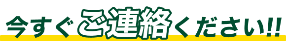 今すぐご連絡ください！